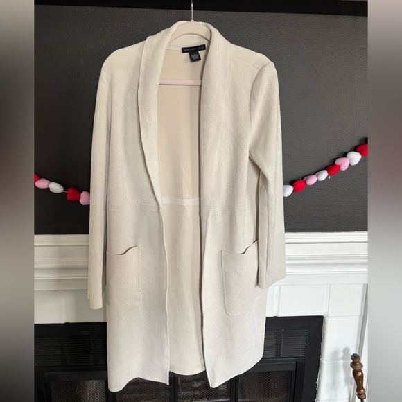 Joan Vass Cream Cardigan - Picture 1 of 3